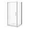 Venice 760 x 760mm Pivot Door Shower Enclosure + Pearlstone Tray