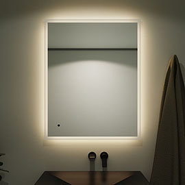 Venice 800 x 1000mm Rectangular LED Illuminated Anti-Fog Bathroom Mirror Medium Image