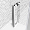 Venice 800 x 800mm Pivot Door Shower Enclosure + Pearlstone Tray