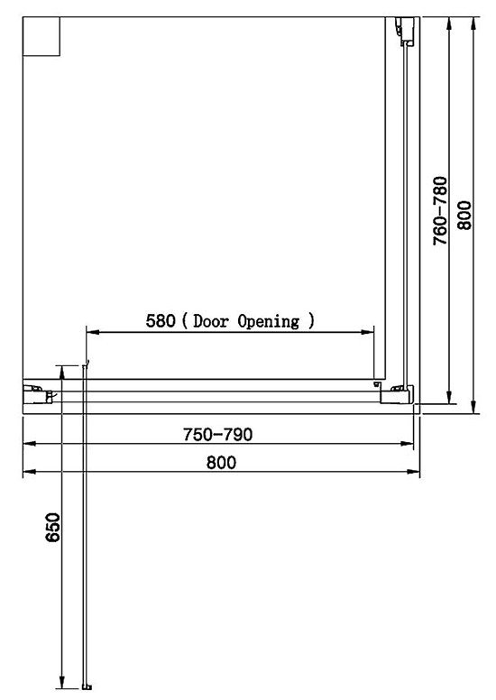 Venice 800 x 800mm Pivot Door Shower Enclosure + Pearlstone Tray