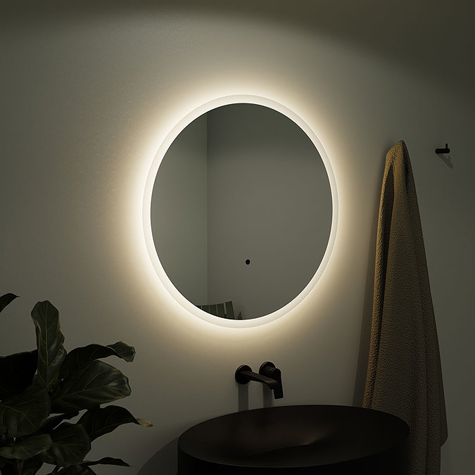 Venice 800mm Round LED Illuminated Anti-Fog Bathroom Mirror  Profile Large Image