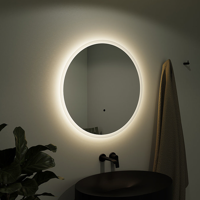 Venice 800mm Round LED Illuminated Anti-Fog Bathroom Mirror Profile Large Image