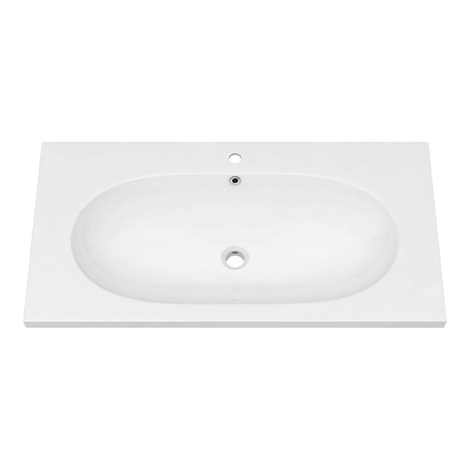 Venice 900 Wall Hung Basin with Brushed Brass Towel Rail Frame inc. Tap + Bottle Trap  Profile Large