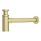 Venice 900 Wall Hung Basin with Brushed Brass Towel Rail Frame inc. Tap + Bottle Trap  Standard Larg