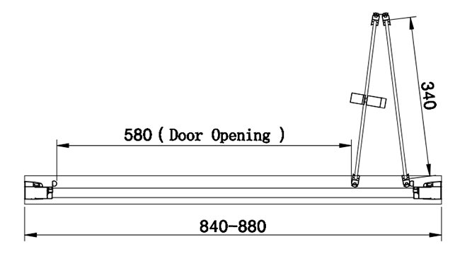 Venice 900 x 1900 Bi-Fold Shower Door