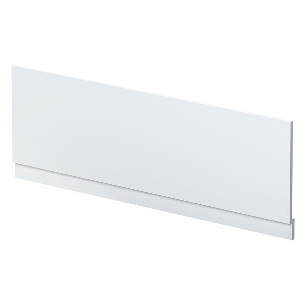 Venice Abstract / Urban 1700 Front Bath Panel Satin White Large Image