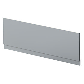 Venice Abstract / Urban 1800 Front Bath Panel Satin Grey Large Image