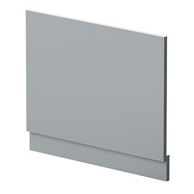 Venice Abstract / Urban 700 End Bath Panel Satin Grey Large Image