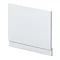 Venice Abstract / Urban 750 End Bath Panel Satin White Large Image