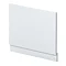 Venice Abstract / Urban 800 End Bath Panel Satin White Large Image