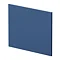 Venice Abstract / Urban Satin Blue L-Shaped End Bath Panel - 700mm Large Image