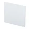 Venice Abstract / Urban Satin White L-Shaped End Bath Panel - 700mm Large Image