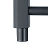 Venice Anthracite Cover Cap for Towel Rail Heating Elements