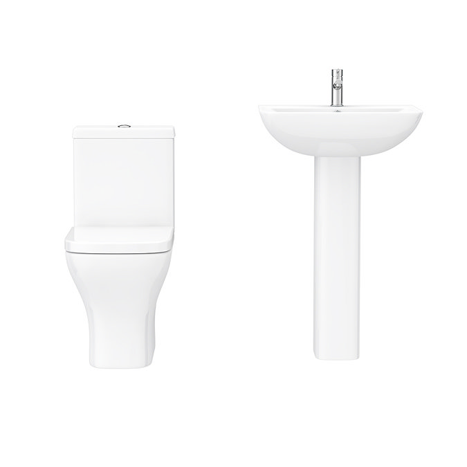 Venice Bathroom Suite with 1600 Thin-Edge Freestanding Bath