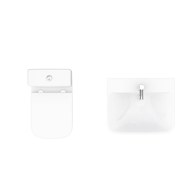 Venice Bathroom Suite with 1600 Thin-Edge Freestanding Bath