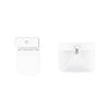 Venice Bathroom Suite with 1600 Thin-Edge Freestanding Bath