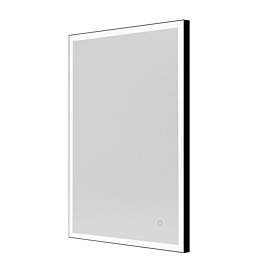 Venice Black 1000 x 700mm LED Illuminated Mirror with Demister Pad Large Image
