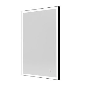 Venice Black 1000 x 700mm LED Illuminated Mirror with Demister Pad Large Image