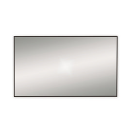 Venice Black 1200 x 700mm Rectangular Mirror Large Image