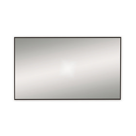 Venice Black 1200 x 700mm Rectangular Mirror Large Image