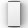 Venice Black 300 x 600mm Mirror with Open Shelves