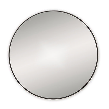 Venice Black 600mm Round Mirror  Profile Large Image