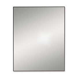 Venice Black 800 x 1000mm Rectangular Mirror Medium Image
