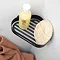 Venice Black Corner Shower Basket Feature Large Image