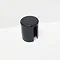 Venice Black Cover Cap for Towel Rail Heating Elements Profile Large Image