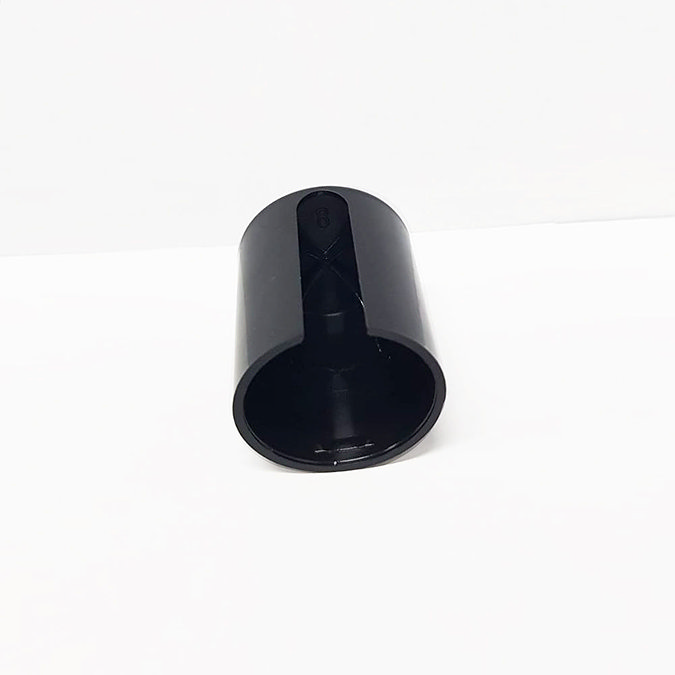 Venice Black Cover Cap for Towel Rail Heating Elements  Feature Large Image