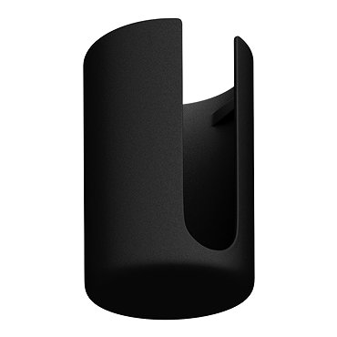 Venice Black Cover Cap for Towel Rail Heating Elements  Profile Large Image