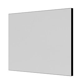Venice Black Frame 1000 x 700mm Rectangular Mirror Large Image