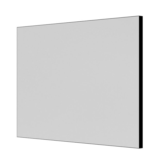 Venice Black Frame 1000 x 700mm Rectangular Mirror Large Image