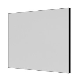 Venice Black Frame 1000 x 700mm Rectangular Mirror Large Image