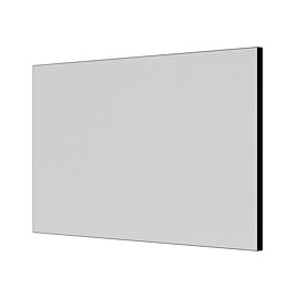 Venice Black Frame 1200 x 700mm Rectangular Mirror Large Image