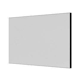 Venice Black Frame 1200 x 700mm Rectangular Mirror Large Image