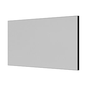 Venice Black Frame 1400 x 700mm Rectangular Mirror Large Image