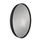 Venice Black Frame 750mm Round Mirror Large Image