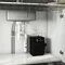Bower 3-in-1 Instant Boiling Water Tap - Black Levers Traditional Bridge Chrome with Boiler & Filter  In Bathroom Large Image