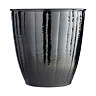 Venice Black Nickel Hammered Waste Bin