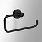 Venice Black Open Towel Ring Large Image