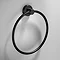 Venice Black Towel Ring Large Image