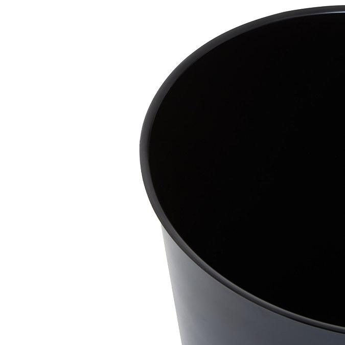 Venice Black Waste Bin