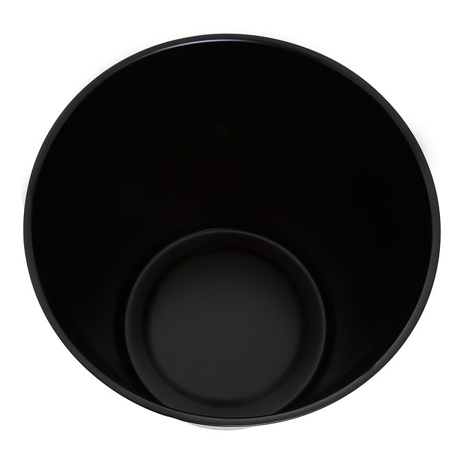 Venice Black Waste Bin