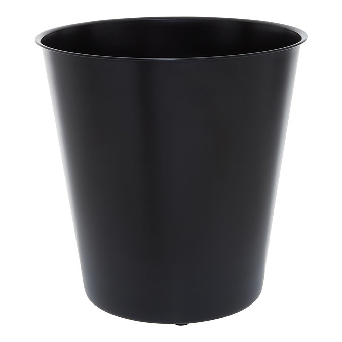 Venice Black Waste Bin