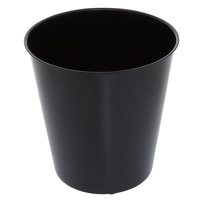 Venice Black Waste Bin
