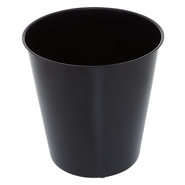 Venice Black Waste Bin
