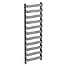 Venice Brushed Black Nickel Designer Heated Towel Rail (500 x 1500mm)