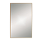 Venice Brushed Brass 500 x 800mm Rectangular Mirror