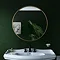 Venice Brushed Brass 600mm Round Mirror  Standard Large Image